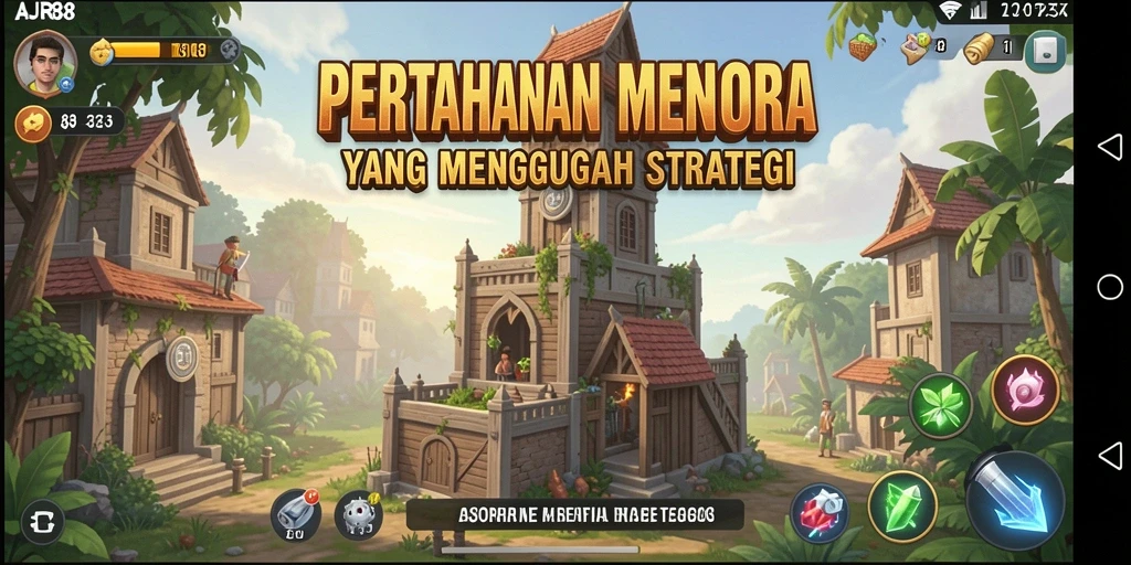 Gameplay seru dan strategi menara di AJR88.