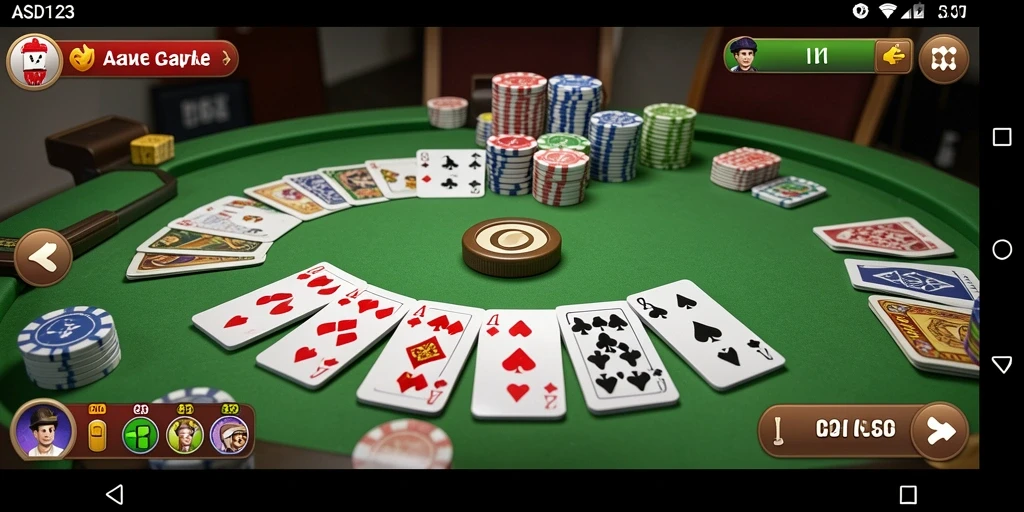 Tampilan gameplay seru dari permainan Gaple di ASD123.