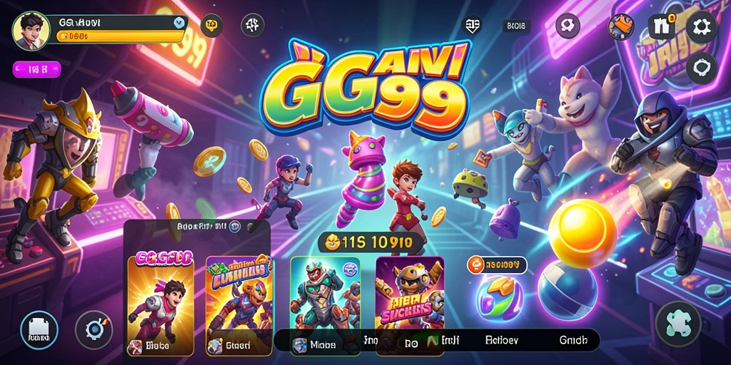 Screenshot gameplay GG99 yang menunjukkan aksi seru dalam game Arcade.