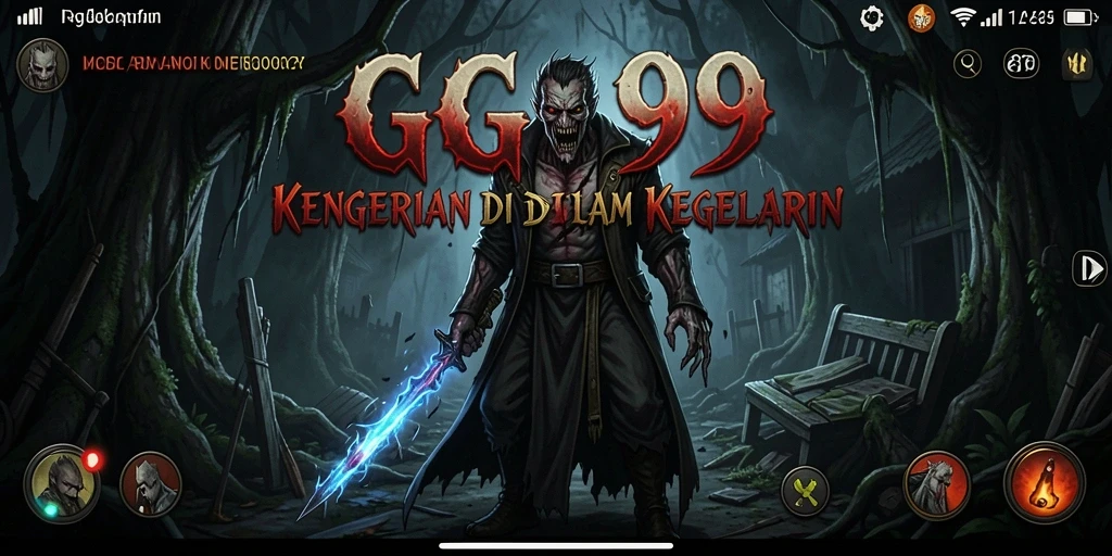 Tampilan gameplay menegangkan dengan suasana Horror yang mencekam.