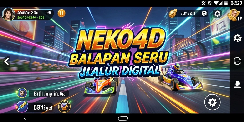Tampilan gameplay Racing yang mendebarkan di NEKO4D.