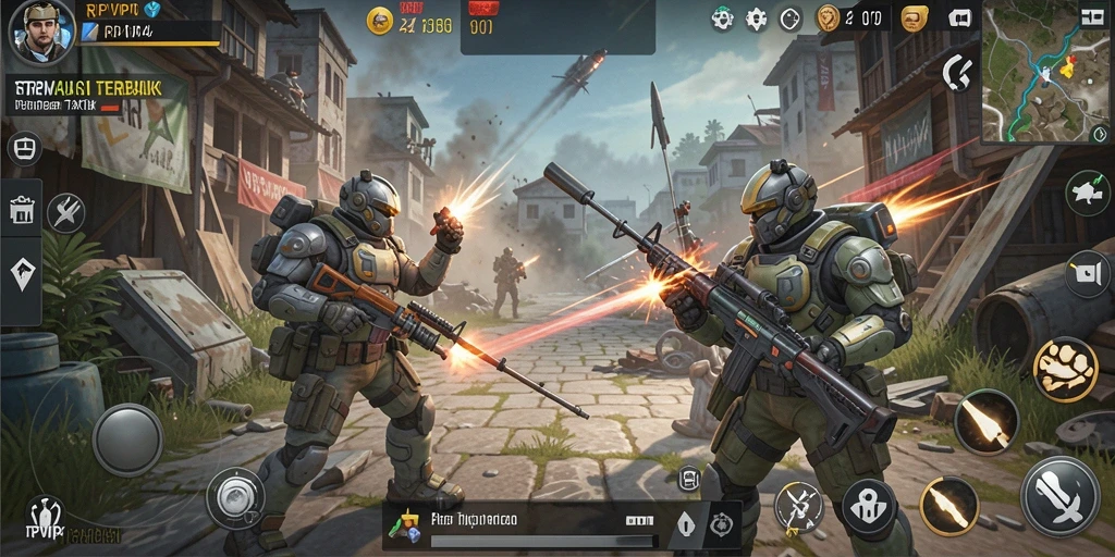 Tampilan gameplay RPVIP4 dengan berbagai strategi menarik.