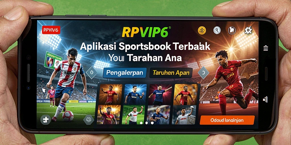Tampilan interaktif RPVIP6 saat melakukan taruhan olahraga.