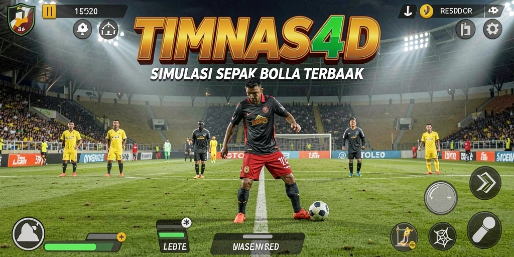Tampilan grafis dan gameplay menarik dari TIMNAS4D