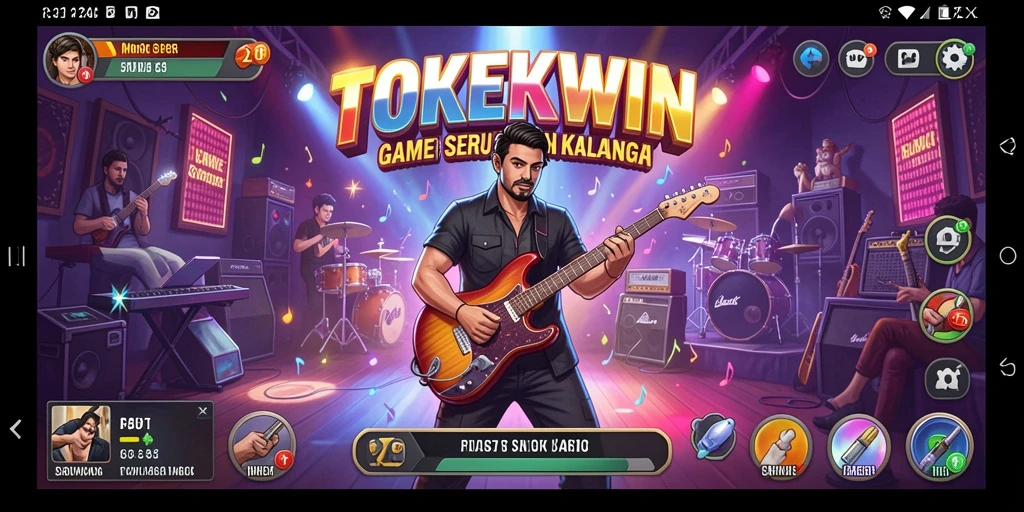 Tampilan gameplay yang seru dan interaktif di TOKEKWIN.